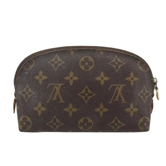 LOUIS VUITTON Monogram Pochette Cosmetic PM Pouch M43998 LV Auth 156239